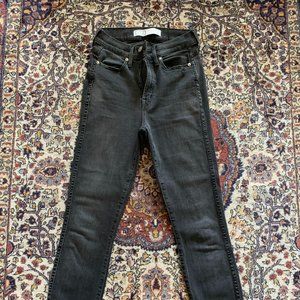 Ayr perfectly faded black jeans in size 26